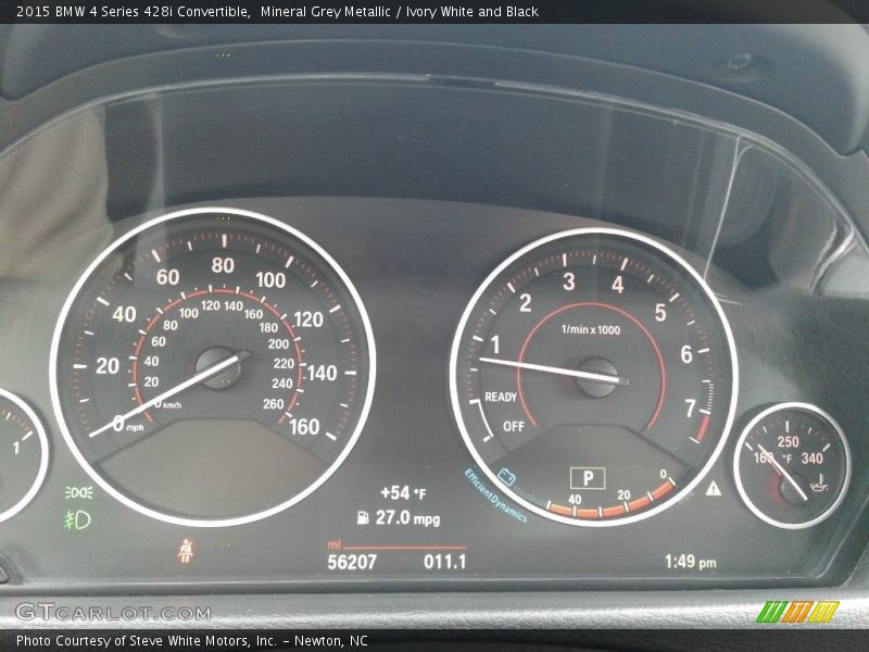  2015 4 Series 428i Convertible 428i Convertible Gauges
