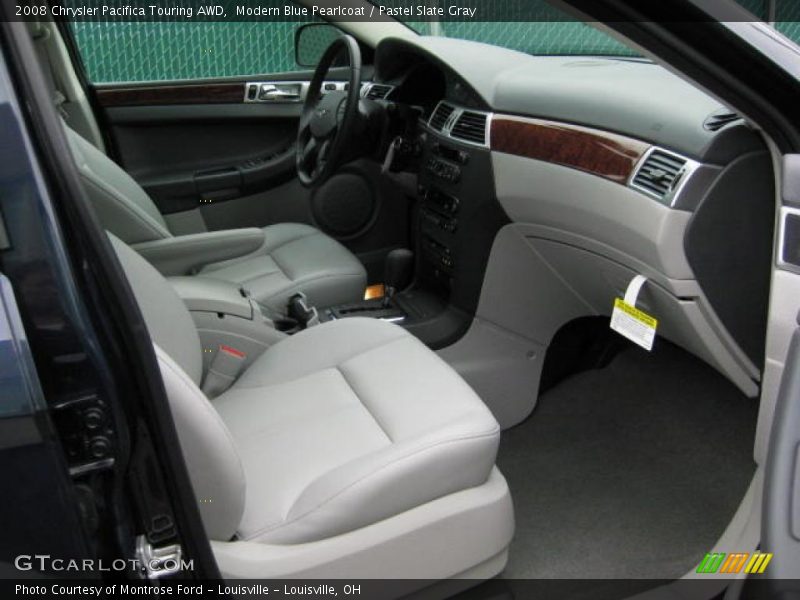Modern Blue Pearlcoat / Pastel Slate Gray 2008 Chrysler Pacifica Touring AWD