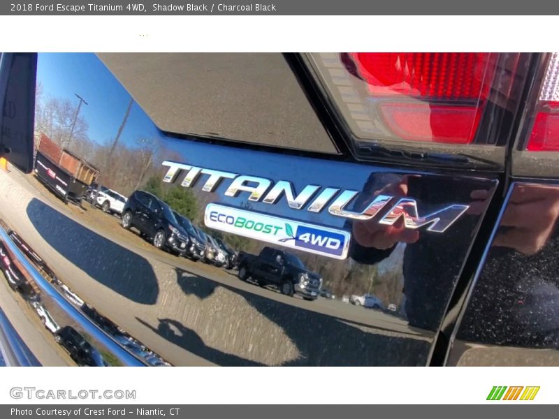 Shadow Black / Charcoal Black 2018 Ford Escape Titanium 4WD