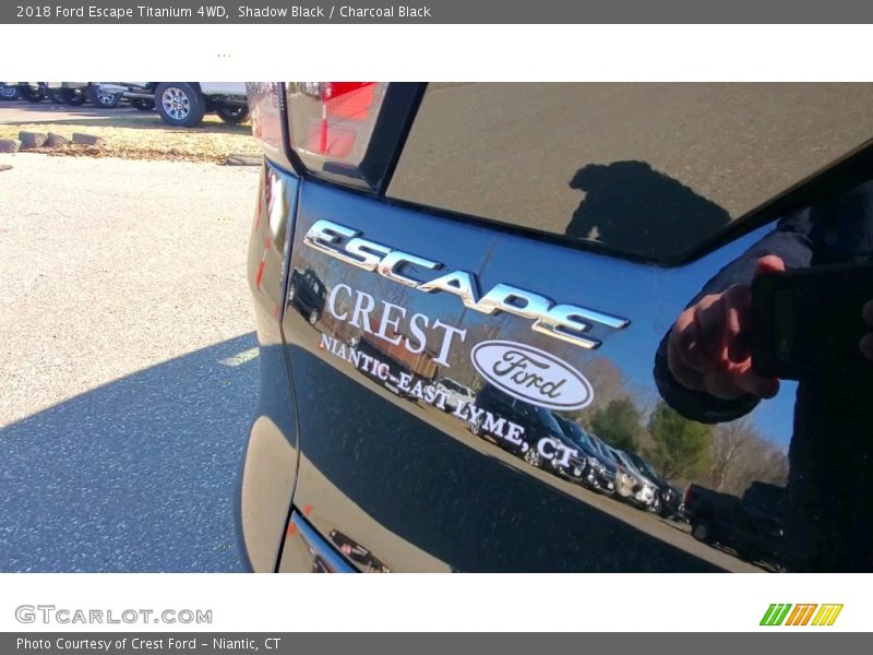 Shadow Black / Charcoal Black 2018 Ford Escape Titanium 4WD