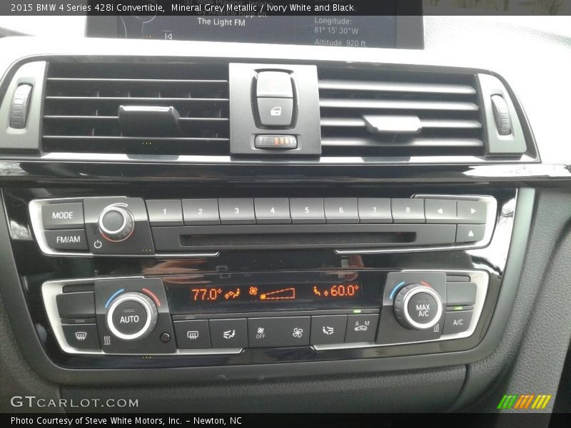 Controls of 2015 4 Series 428i Convertible