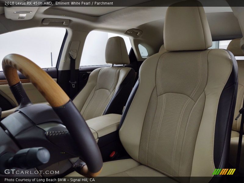 Front Seat of 2018 RX 450h AWD