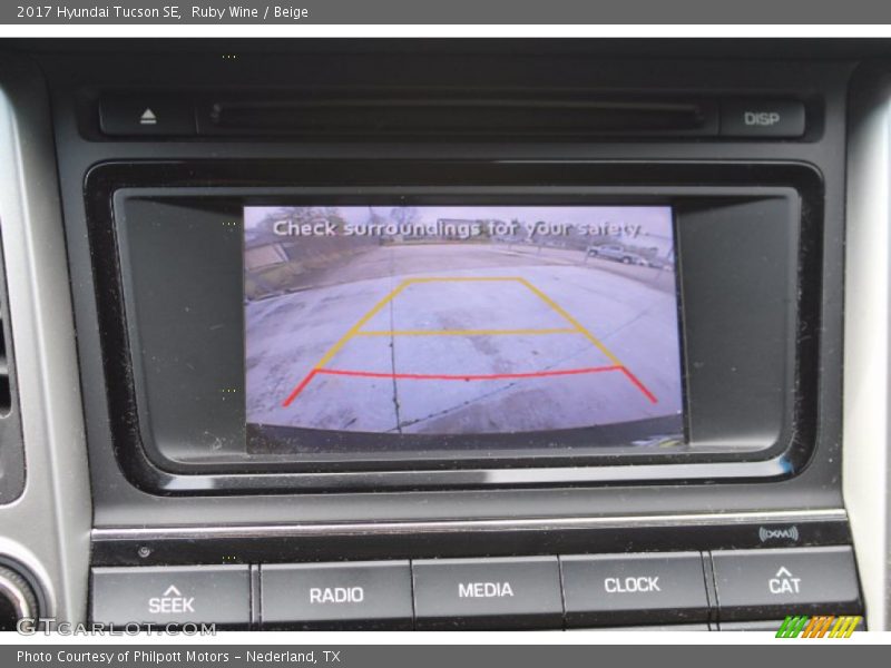 Ruby Wine / Beige 2017 Hyundai Tucson SE