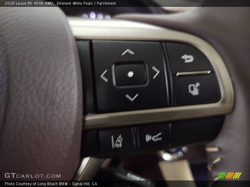 Controls of 2018 RX 450h AWD