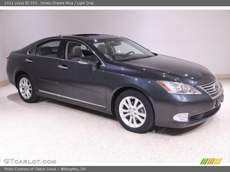 Smoky Granite Mica / Light Gray 2011 Lexus ES 350