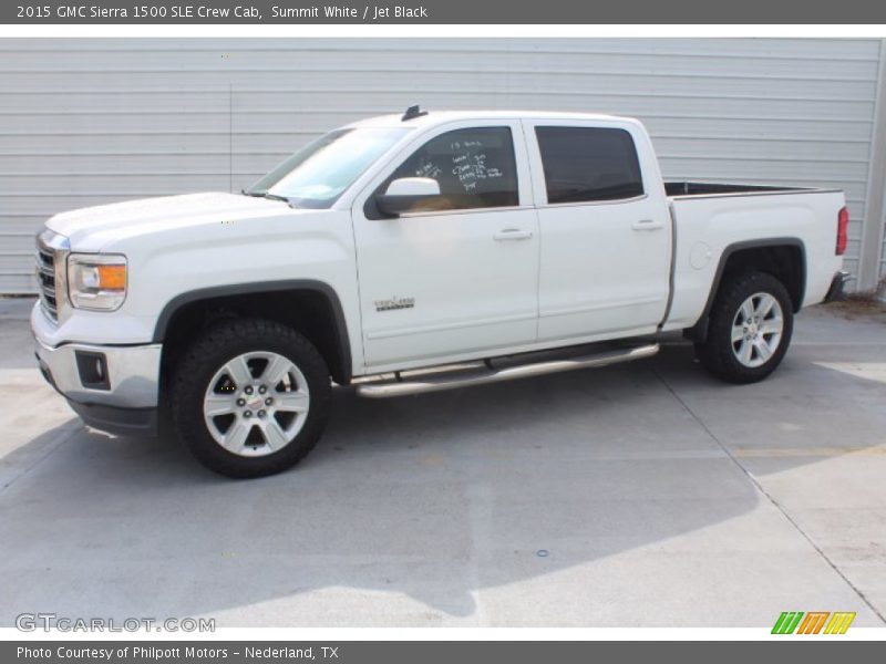  2015 Sierra 1500 SLE Crew Cab Summit White