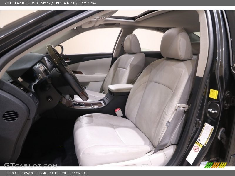 Smoky Granite Mica / Light Gray 2011 Lexus ES 350