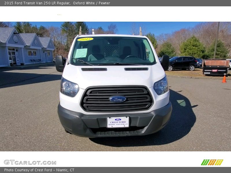 Oxford White / Pewter 2015 Ford Transit Van 250 LR Regular