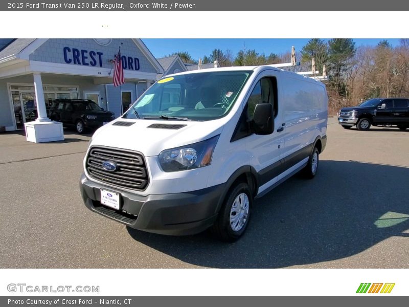 Oxford White / Pewter 2015 Ford Transit Van 250 LR Regular