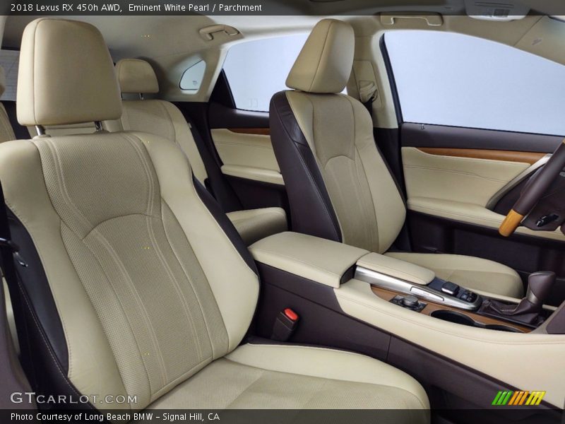 Eminent White Pearl / Parchment 2018 Lexus RX 450h AWD
