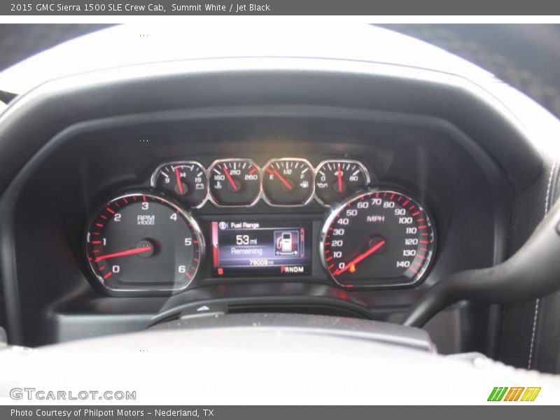  2015 Sierra 1500 SLE Crew Cab SLE Crew Cab Gauges