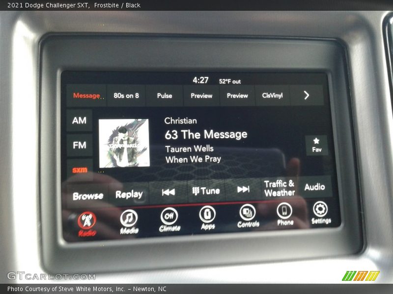 Frostbite / Black 2021 Dodge Challenger SXT