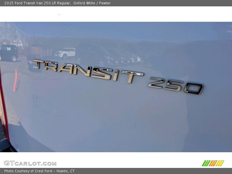 Oxford White / Pewter 2015 Ford Transit Van 250 LR Regular