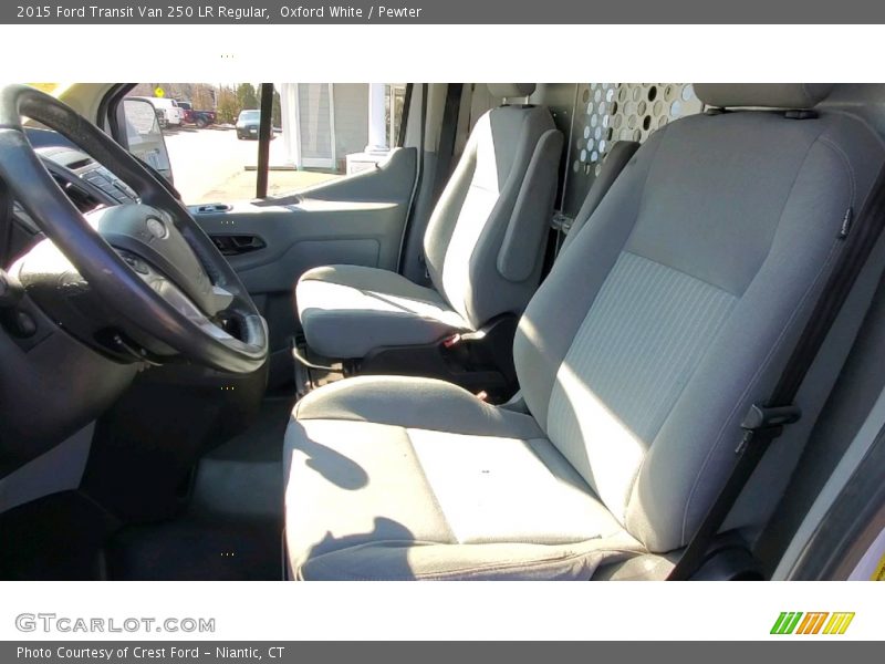 Oxford White / Pewter 2015 Ford Transit Van 250 LR Regular