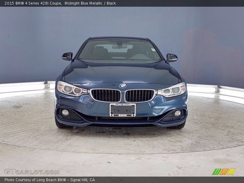 Midnight Blue Metallic / Black 2015 BMW 4 Series 428i Coupe