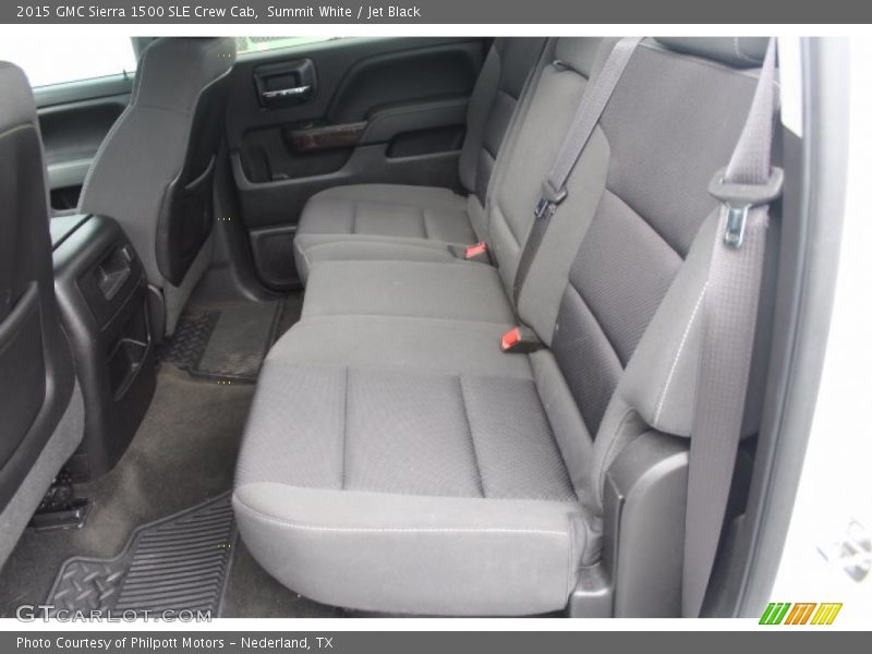 Summit White / Jet Black 2015 GMC Sierra 1500 SLE Crew Cab