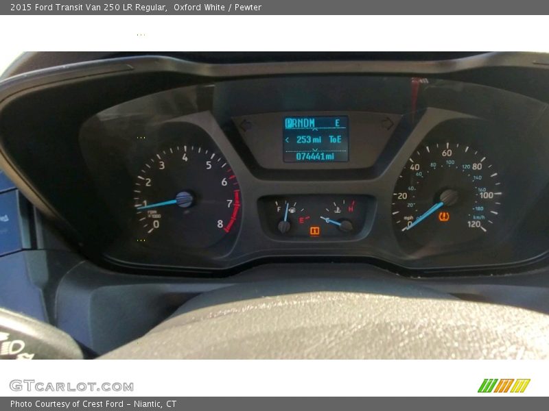 Oxford White / Pewter 2015 Ford Transit Van 250 LR Regular