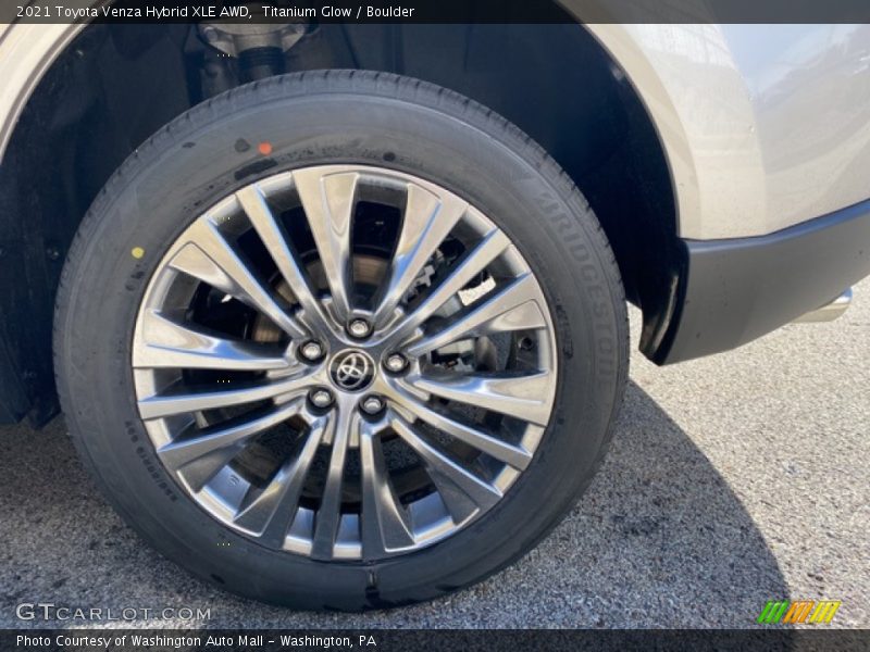 Titanium Glow / Boulder 2021 Toyota Venza Hybrid XLE AWD