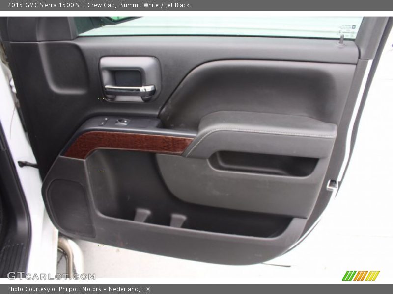 Door Panel of 2015 Sierra 1500 SLE Crew Cab