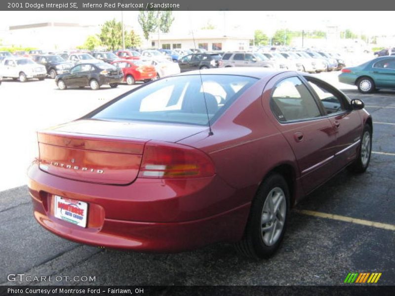 Inferno Red Pearlcoat / Sandstone 2001 Dodge Intrepid SE