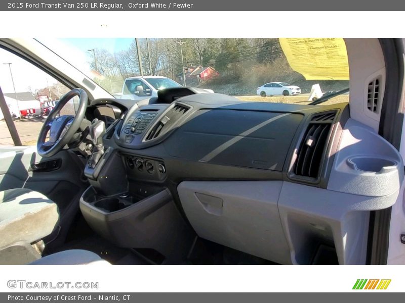 Oxford White / Pewter 2015 Ford Transit Van 250 LR Regular