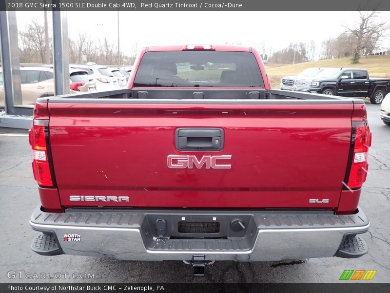 Red Quartz Tintcoat / Cocoa/­Dune 2018 GMC Sierra 1500 SLE Double Cab 4WD