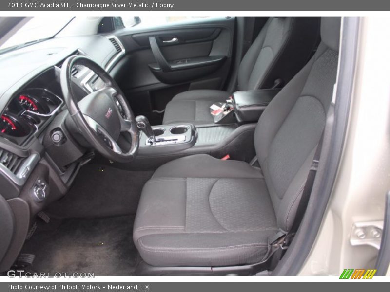 Champagne Silver Metallic / Ebony 2013 GMC Acadia SLE