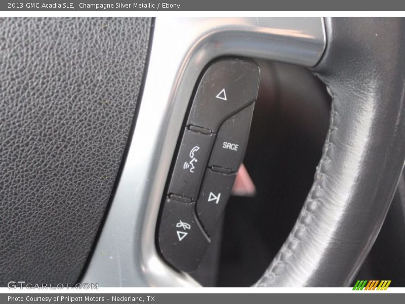 Champagne Silver Metallic / Ebony 2013 GMC Acadia SLE