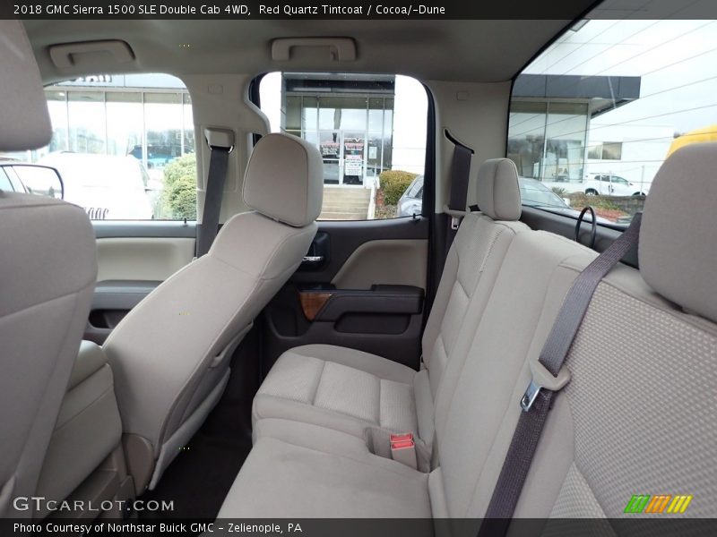 Red Quartz Tintcoat / Cocoa/­Dune 2018 GMC Sierra 1500 SLE Double Cab 4WD