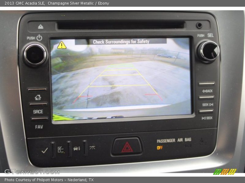 Champagne Silver Metallic / Ebony 2013 GMC Acadia SLE