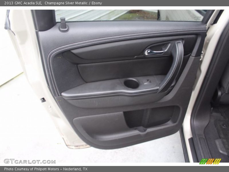 Champagne Silver Metallic / Ebony 2013 GMC Acadia SLE