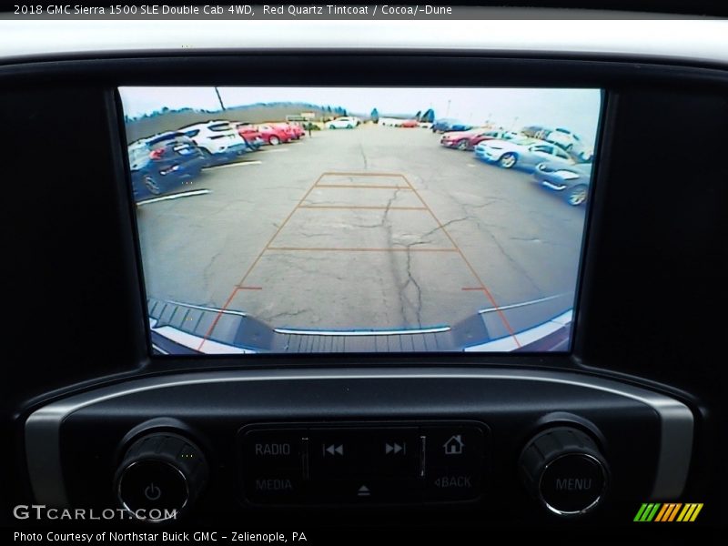 Red Quartz Tintcoat / Cocoa/­Dune 2018 GMC Sierra 1500 SLE Double Cab 4WD