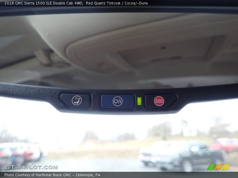 Red Quartz Tintcoat / Cocoa/­Dune 2018 GMC Sierra 1500 SLE Double Cab 4WD
