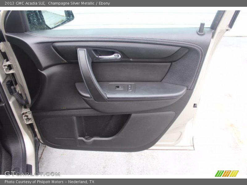 Champagne Silver Metallic / Ebony 2013 GMC Acadia SLE