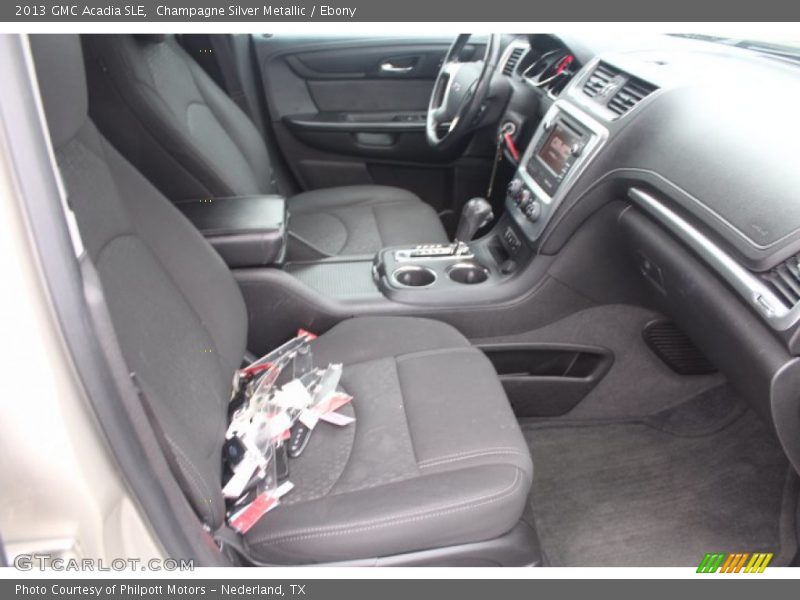 Champagne Silver Metallic / Ebony 2013 GMC Acadia SLE