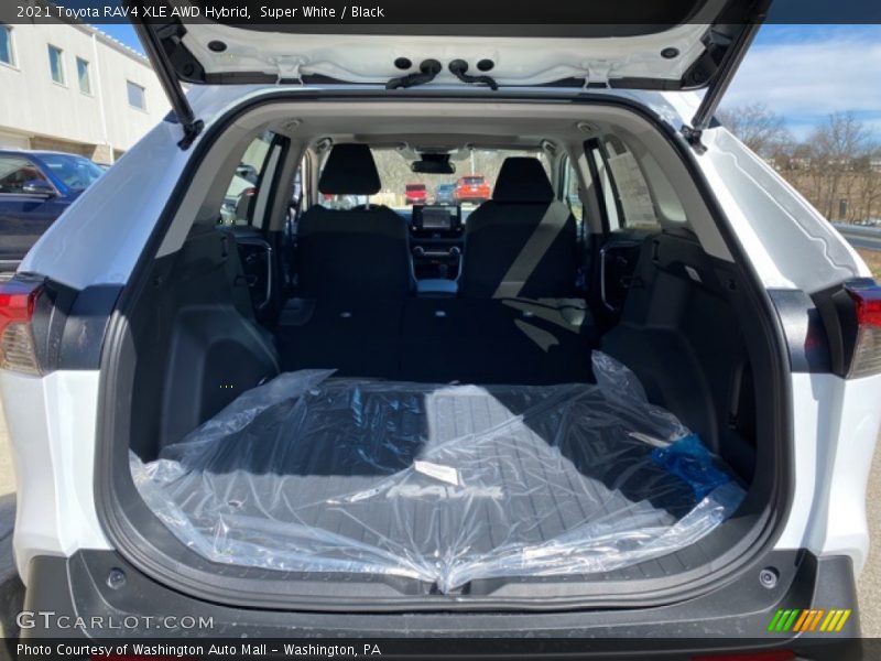 Super White / Black 2021 Toyota RAV4 XLE AWD Hybrid
