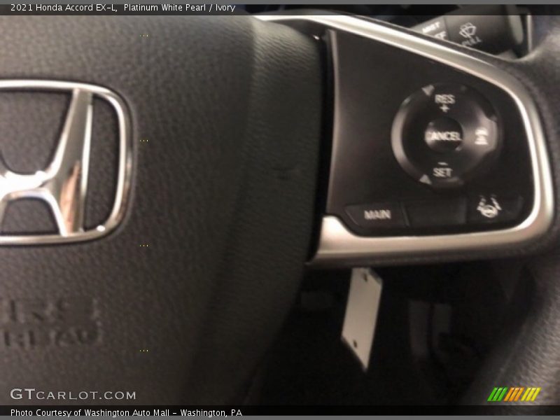Platinum White Pearl / Ivory 2021 Honda Accord EX-L