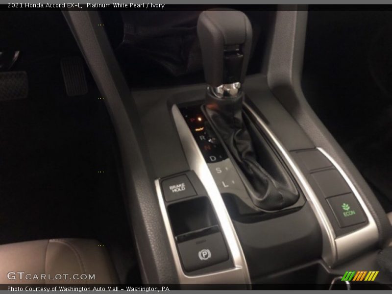 Platinum White Pearl / Ivory 2021 Honda Accord EX-L