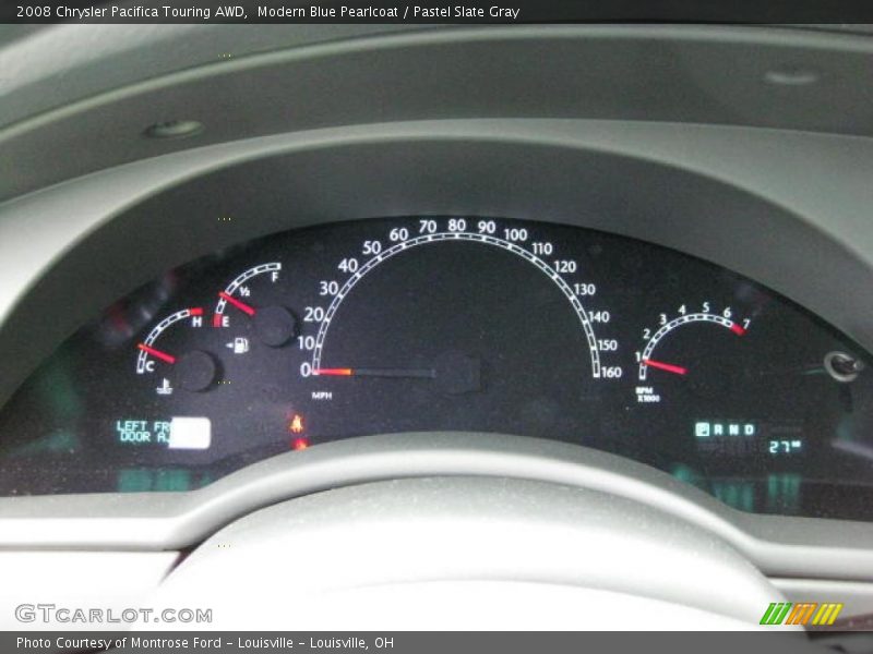 Modern Blue Pearlcoat / Pastel Slate Gray 2008 Chrysler Pacifica Touring AWD