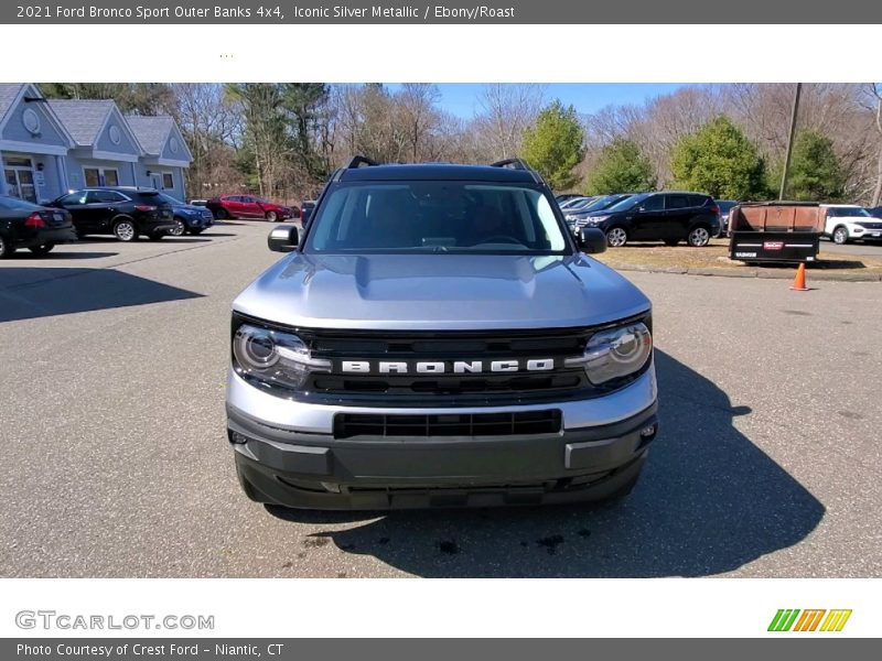 Iconic Silver Metallic / Ebony/Roast 2021 Ford Bronco Sport Outer Banks 4x4