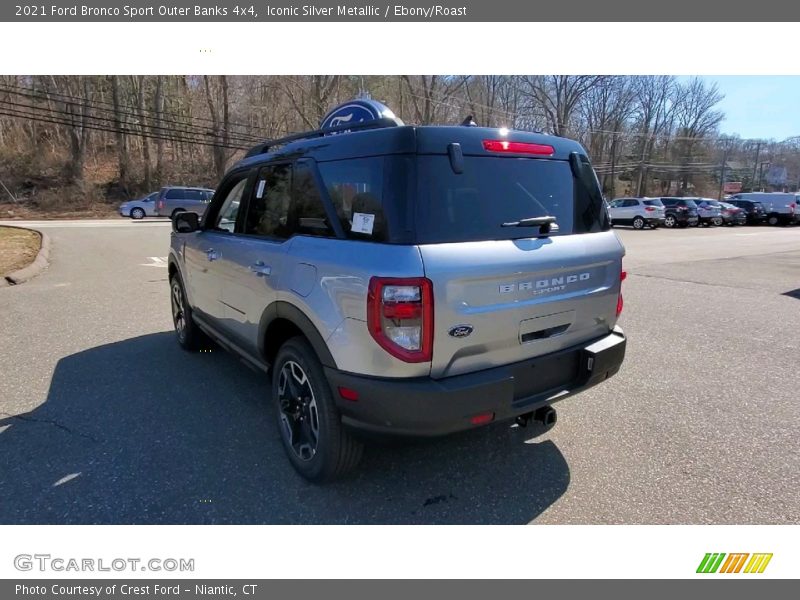 Iconic Silver Metallic / Ebony/Roast 2021 Ford Bronco Sport Outer Banks 4x4