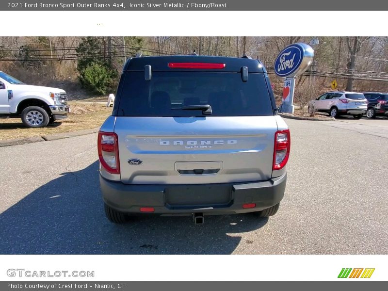 Iconic Silver Metallic / Ebony/Roast 2021 Ford Bronco Sport Outer Banks 4x4
