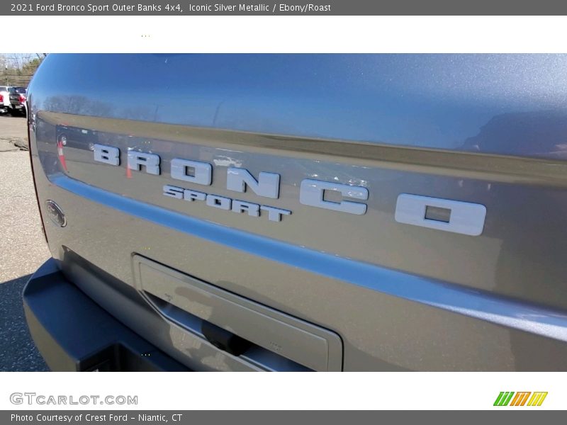 Iconic Silver Metallic / Ebony/Roast 2021 Ford Bronco Sport Outer Banks 4x4