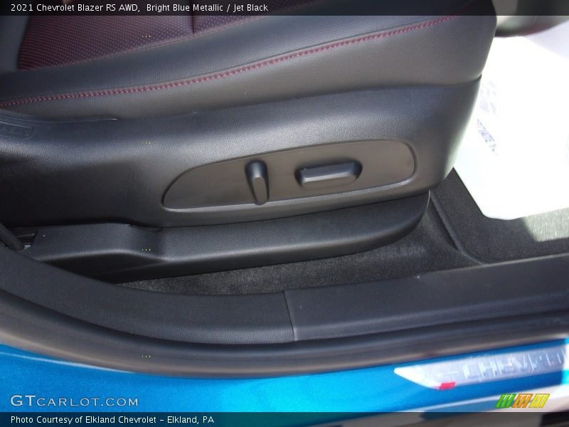 Bright Blue Metallic / Jet Black 2021 Chevrolet Blazer RS AWD
