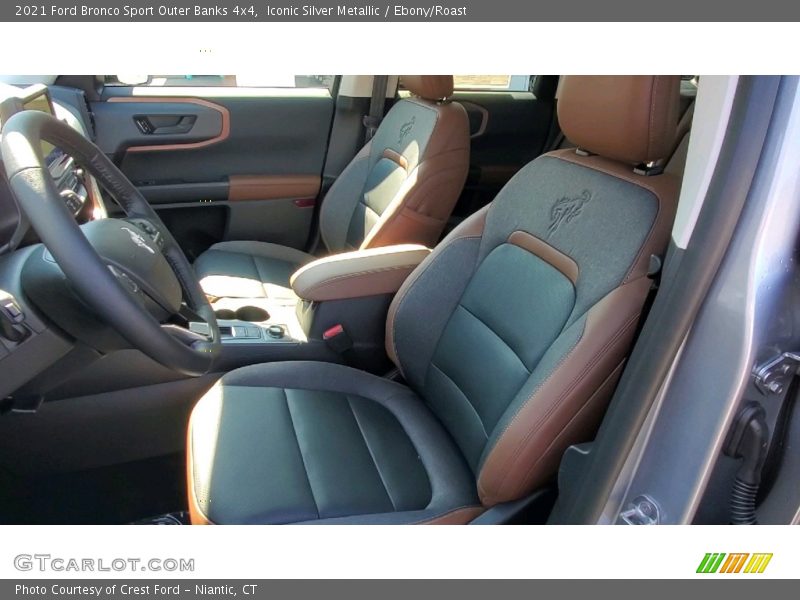 Iconic Silver Metallic / Ebony/Roast 2021 Ford Bronco Sport Outer Banks 4x4