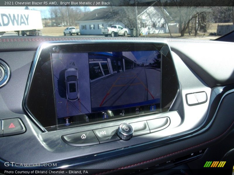 Bright Blue Metallic / Jet Black 2021 Chevrolet Blazer RS AWD