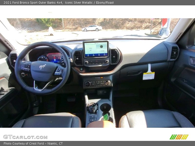 Iconic Silver Metallic / Ebony/Roast 2021 Ford Bronco Sport Outer Banks 4x4