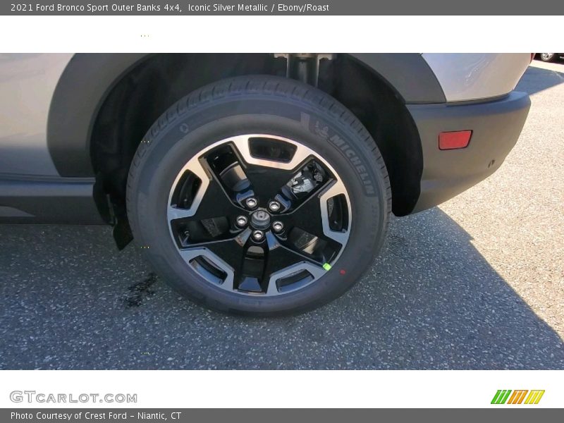 Iconic Silver Metallic / Ebony/Roast 2021 Ford Bronco Sport Outer Banks 4x4