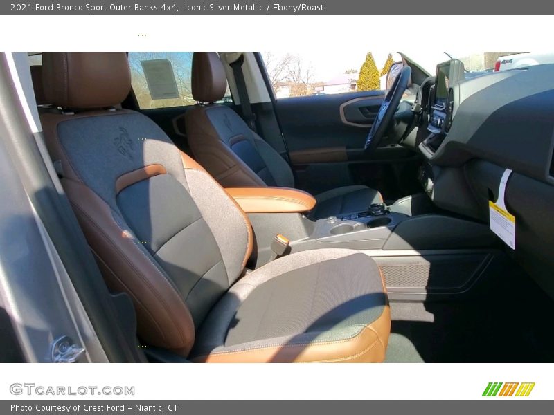 Iconic Silver Metallic / Ebony/Roast 2021 Ford Bronco Sport Outer Banks 4x4