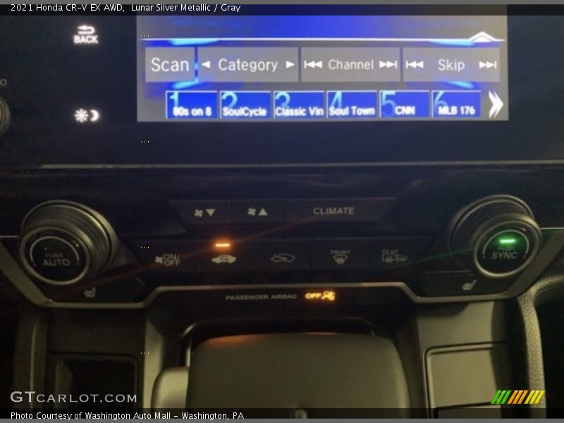 Lunar Silver Metallic / Gray 2021 Honda CR-V EX AWD